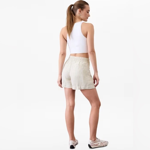 NWT Athleta Retreat Linen Undyed Shorts Size XS (#658548) - Picture 6 of 8